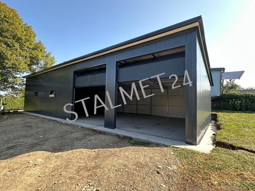 Isolierte blechgarage 9x6x2 - blechgarage, 9x6x2,5m