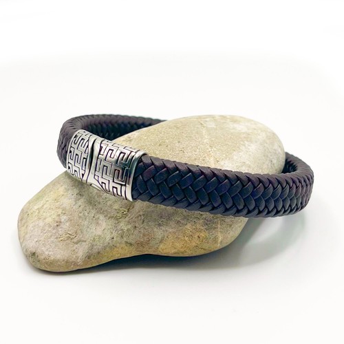 Lederarmband herren braun - lederarmband,
