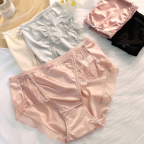 Damen slip aus - aus, satin