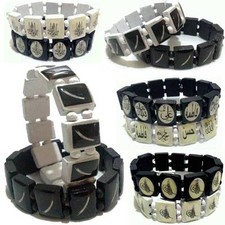 2-tlg Holz Armband Armschmuck