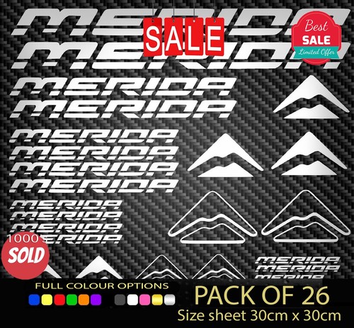 Merida vinyl aufkleber sticker - merida,