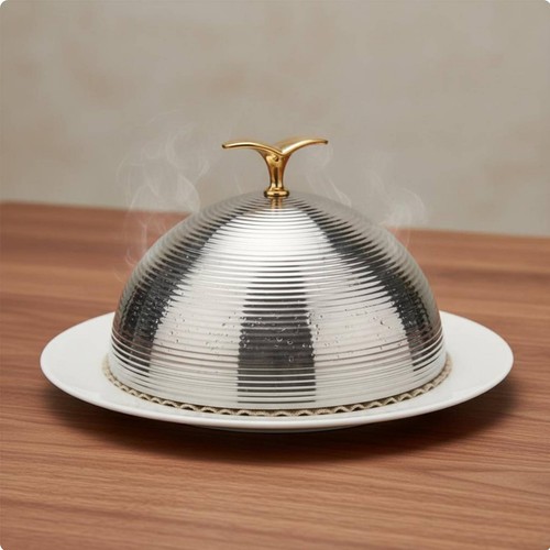 Edelstahl cloche gehämmertes - cloche,