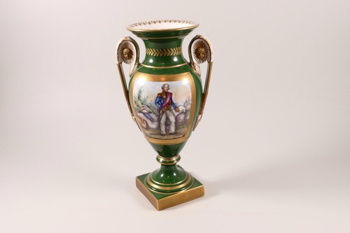 Pottschappel prunkvase dresden - prunkvase,