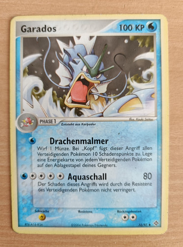 Pokémonkarte garados ex - garados, 32/97