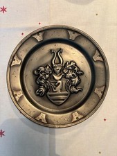 Vintage Zinnteller als