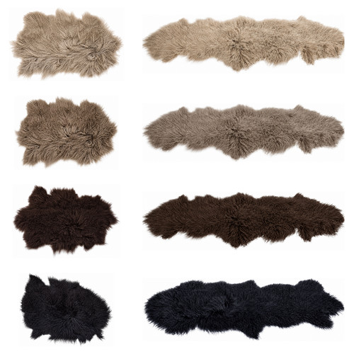 Echtes tibet lammfell 90cm - echtes,