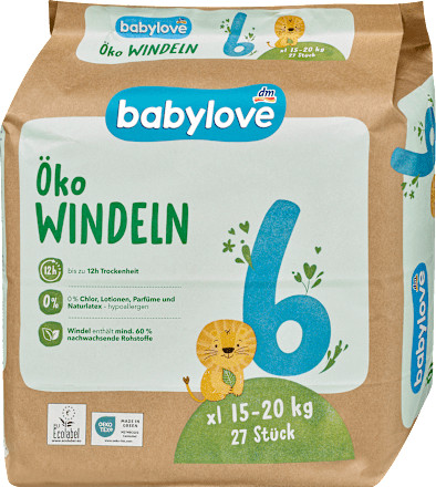 Babylove öko windeln 6 - Öko,