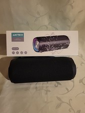AUKTECH Bluetooth Lautsprecher, 24W Stereo Sound, LED-Licht, Tragbar