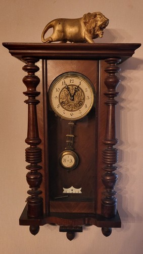 Antike wanduhr holz regulator - antike,