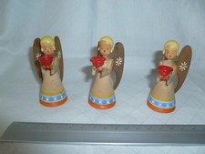 3 kleine Engel aus Holz von WEHA   Erzgebirge 
