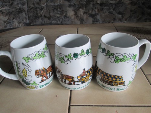 Bierkrug porzellan - bierkrug,