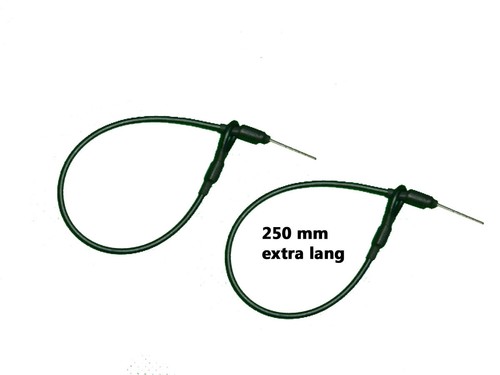 100 stahlschlaufen schwarz - 100,