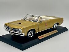 DieCast Pontiac GTO Hurst Edition 1965 Cabrio 1:18 Maisto Modellauto Gold USA