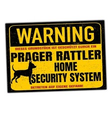 Schild Prager Rattler Warning