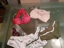 Bekleidungspaket  Mädchen 36 Underwear Neu BH Slip His H.I.S. PINK Bustier