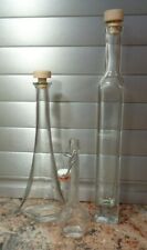 Mini-Lot/ Konvolut: 3 Glasflaschen, Bügelverschluss oder Stöpsel, gebraucht