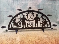 Alter Schwibbogen Metall Schwarz Weihnachten Erzgebirge Nr.2