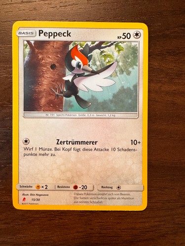 Pokémon peppeck 30 de - pokémon, 15/30