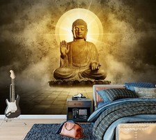 3D Buddha Statue Q9866 Tapete Wandgemälde Fototapete Selbstklebend Kay