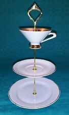 Etagere aus Omas porzellan 3tlg.Tasse,"Upcydling" aus alt mach neu G 6