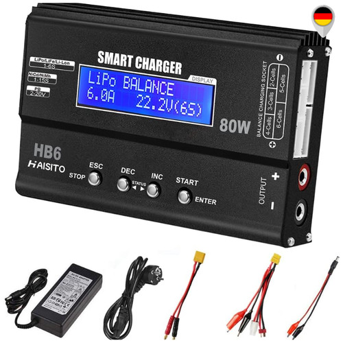 Lipo ladegerät 80w - ladegerät, 6a