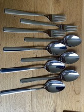 WMF Boston Cromargan Edelstahl Besteck 6 Suppenlöffel 3 Tafelgabel wie Neu