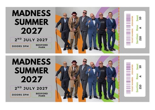 Madness live summer 2027 - live,