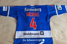 SERC - Schwenninger Wild Wings Trikot Team Signiert - XL - McRae