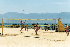 Huck Beach-Volleyball-Netz