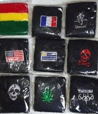 Schweißbänder/Schweißband Handgelenk, Pulswärmer Sportband Sport uni & gemustert