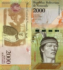 Venezuela Banknote 2000 /