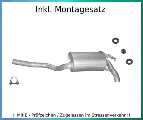 Endschalldämpfer für