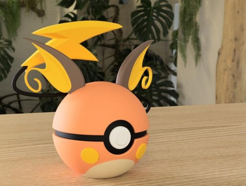 Raichu pokéball figur deko - figur,