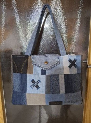 Jeans handtasche neu handmade - jeans,