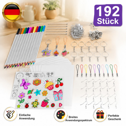 Schrumpffolien set basteln - schrumpffolien,
