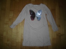 Winter Sweatkleid H&M mit Pailletten - Mädchen - Gr. 122/128 - Porto sparen