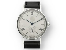 Original Nomos Glashütte Ludwig Siemens Herren Uhr in Edelstahl 2007