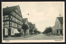 Kyritz, Blick in die Wilhelm-Straße, Ansichtskarte 