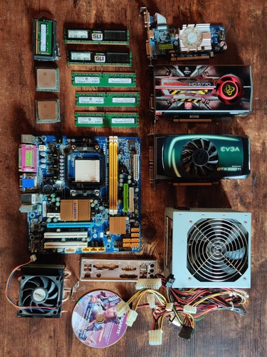 Parts lot with - , motherboard