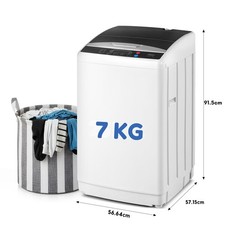 Toplader Waschmaschine 7kg 10