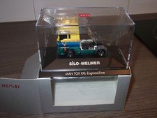  Herpa 110440 MAN TGX XXL Zugmaschine Silo - Melmer -Tiere in Vitrine mit OVP 