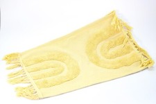 Badteppich Boho Teppich ( Gelb ) 2er Set . Badezimmer Badematte