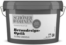 Schöner Wohnen 1 Liter Betondesign-Optik Glanz-Überzug farblos