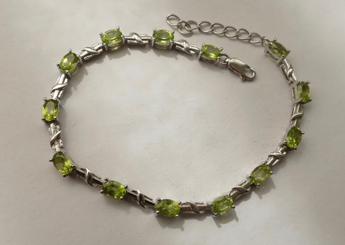 Armband grüne steine 925 - steine,