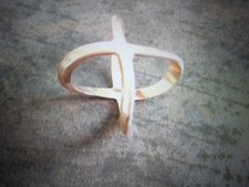 Schalclip  Schalhalter Tuch Clip Ring -  Metall Goldfarben