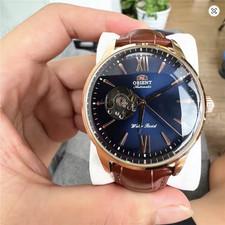 Orient Armbanduhr Automatikuhr Orient Watch generalüberholte japanische Blau