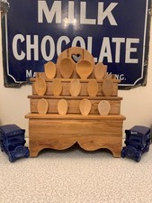 VINTAGE HOLZ UTENSILIENHALTER