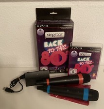 SingStar Back To The 80's Playstation 3 PS3 Wireless Mikrofone Sing Star OVP