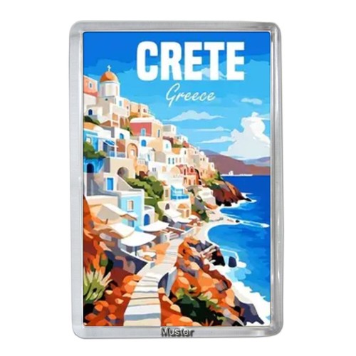 Souvenir foto magnet crete - magnet,