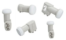 TRIAX SAT LNB Single Twin Quattro Quad Octo Sat UHD 4K 1 2 4 8 Teilnehmer Weiß